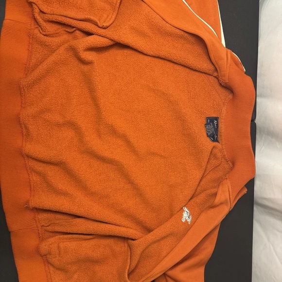 Vintage Abercrombie & Fitch Track Jacket Orange Men's Size Small 90’s 2000’s Y2K - Picture 9 of 16